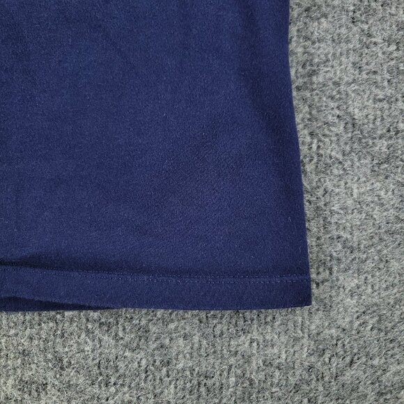 Nike Shirt Men Large Blue Logo Graphic Tee Crew Neck Short Sleeve Pullover Adult - Picture 7 of 12